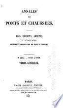 Annales des ponts et chaussées
