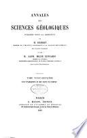 Annales des sciences géologiques