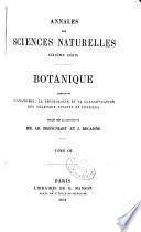 Annales des sciences naturelles