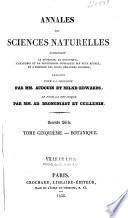 Annales des sciences naturelles