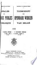 Annales des travaux publics de Belgique