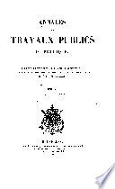 Annales des travaux publics de Belgique