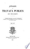 Annales des travaux publics de Belgique