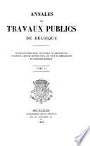 Annales des travaux publics de Belgique