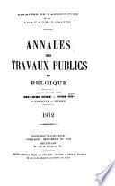 Annales des travaux publics de Belgique
