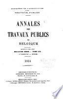 Annales des travaux publics de Belgique