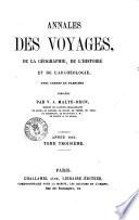 Annales des voyages, de la geographie, de l'histoire et de l'archeologie