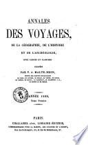 Annales des voyages, de la geographie, de l'histoire et de l'archeologie