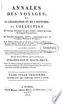 Annales des voyages, de la géographie et de l'histoire