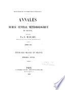 Annales du Bureau Central Météorologique de France