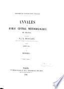 Annales du Bureau Central Météorologique de France