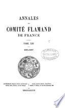 Annales du Comité flamand de France