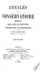 Annales du Conservatoire impérial des arts et métiers