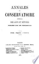 Annales du Conservatoire imperial des arts et metiers