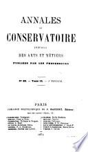 Annales du Conservatoire impérial des arts et métiers