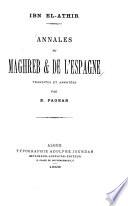 Annales du Maghreb & de l'Espagne
