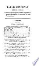Annales du Musée et de l'Ecole moderne des beaux-arts. Seconde collection, partie ancienne