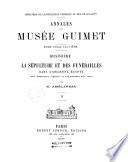 Annales du musée Guimet