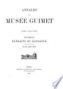 Annales du musée Guimet