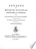 Annales du Muséum National d'Histoire Naturelle