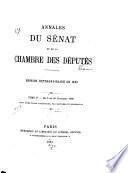 Annales du Sénat et de la Chambre des Députés, 1876-1880
