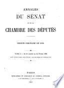 Annales du Sénat et de la Chambre des Députés, 1876-1880