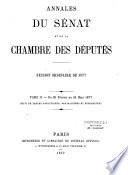 Annales du Sénat et de la Chambre des députés. Débats et documents
