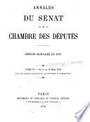 Annales du Sénat et de la Chambre des députés