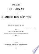 Annales du Sénat et de la Chambre des députés
