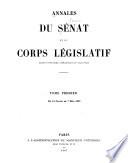 Annales du Sénat et du Corps législatif