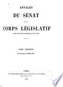 Annales du Sénat et du Corps législatif
