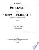 Annales du Sénat et du Corps législatif