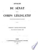 Annales du Sénat et du Corps législatif