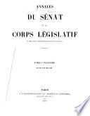 Annales du Sénat et du Corps législatif