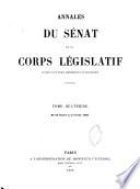 Annales du Sénat et du Corps législatif