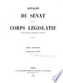 Annales du Sénat et du Corps législatif