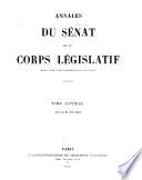 Annales du Sénat et du Corps législatif