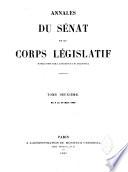Annales du Sénat et du Corps législatif