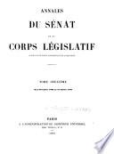 Annales du Sénat et du Corps législatif