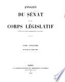 Annales du Sénat et du Corps législatif