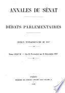 Annales du Sénat