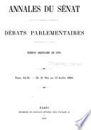 Annales du Sénat