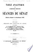 Annales du Sénat
