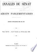 Annales du Sénat