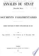 Annales du Sénat