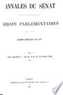 Annales du Sénat