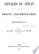 Annales du Sénat