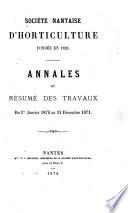 Annales et résumé des travaux . .