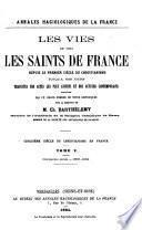 Annales hagiologiques de la France: Cinquième siècle
