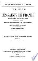 Annales hagiologiques de la France: Deuxième et troisième siècles